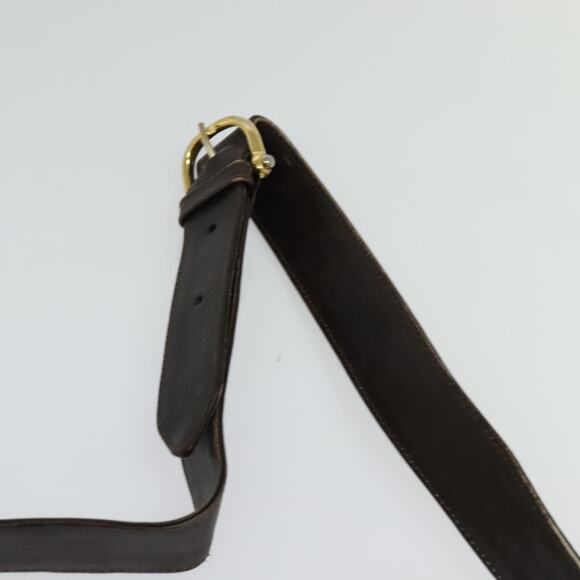 CELINE C Sulky Shoulder Bag Canvas Brown Gold - Picture 8 of 13